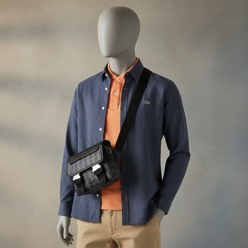 Sac main lacoste pour homme - à,