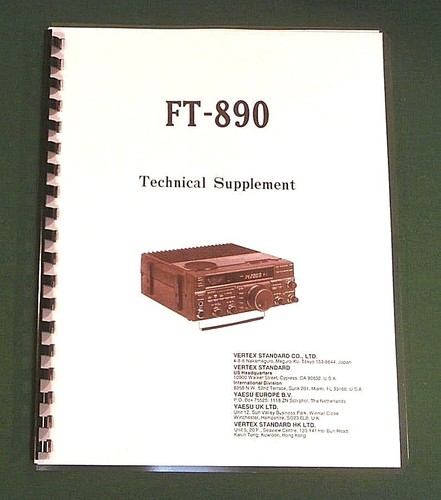 Yaesu 890 supplemento - yaesu, ft-890