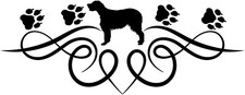 GORDON SETTER adesivo auto