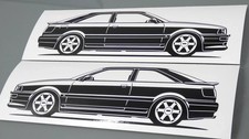 Adesivo audi coupè - audi,