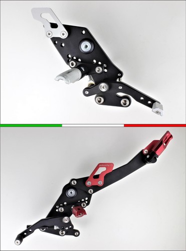 Pedane arretrate regolabili - pedane,