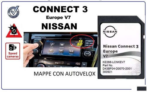 Mappe nissan connect v7 - sd,