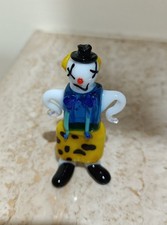 Piccolo Clown vintage in vetro