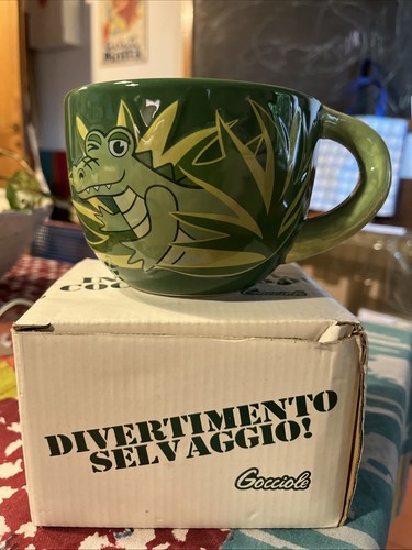 Grande tazza gocciole - 🐊, in