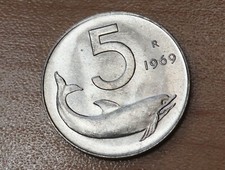 1969 italy lire dolphin - italy,