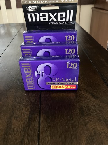 Videocassetta maxell hi8 120 - maxell,