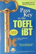 PASS KEY TO THE TOEFL IBT WITH MP3 AUDIO CD SHARPE PAMELA J. BARRON'S 2016 