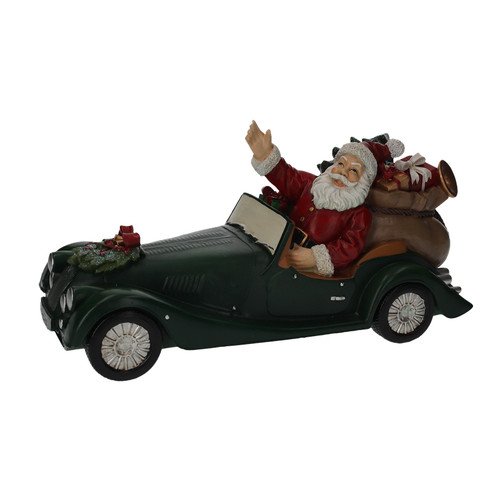 Babbo natale auto con - auto, doni