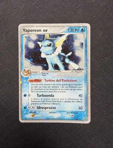 Carte pokemon vaporeon ex - pokemon,