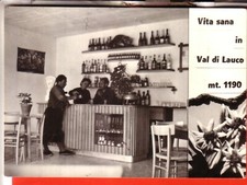 CARTOLINA  VALLE DI LAUCO  B/N VIAGGIATA 1967  INTERNO BAR ALIMENTARI  BELLA OC