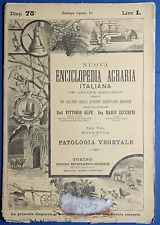 PATOLOGIA VEGETALE da RIVISTA DELL'ENCICLOPEDIA AGRARI  N.75 PRIMI 900-12083