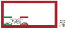 Cornice in legno, Rossa con