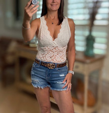 Body donna trasparente grande