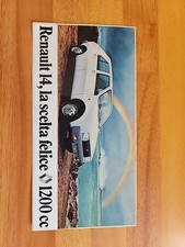 Adesivo RENAULT 14 La scelta felice 1200 cc - vintage pubblicita' sticker 12x6
