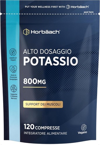 Potassio integratore 800mg - potassio,