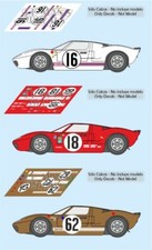 Decals Ford GT40 Le Mans 1967