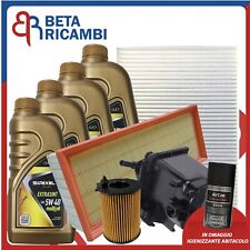 Kit Tagliando Peugeot 307 308 SW 1.6 HDI 90 110 CV Citroen C3 Filtri 4 Olio 5W40