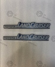 REPLICA Scritte laterali parafango "LAND CRUISER" Toyota Land Cruiser LJ70