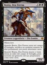 MTG GOD-ETERNAL BONTU EXC - BONTU, DEA ETERNA - WAR - MAGIC