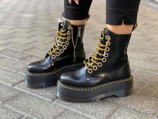 Stivali Donna Dr Martens Platform Neri Jadon Max 38