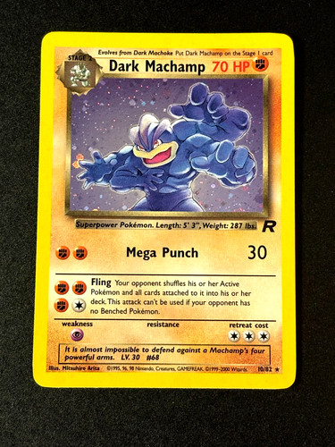 Dark machamp team rocket - machamp,