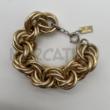 BRACCIALE VALENTINO CATENA DORATA ANNI 80