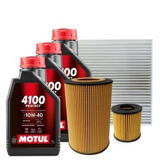 Kit Tagliando Smart 450 ForTwo City-Coupé 600 700 Filtri Olio Motul 10W40 Protec