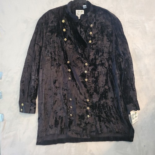 Vintage 1980s crushed velvet - vintage,