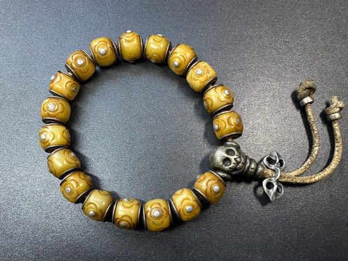 Bracciale osso yak - bracciale,