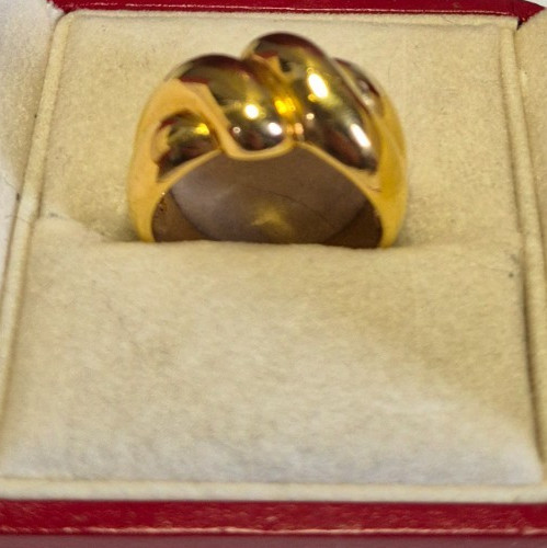 Anello vintage oro intrecciato