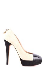 Elisabetta Franchi Cream Heels