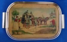 Raro Vassoio Anni 50 Incisione