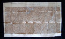 Carta Escursioni estive R Accademia 1937 IGM 1933 Adamello Trento Poschiavo