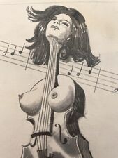 ERMANNO IAIA ILLUSTRAZIONE PER RIVISTA (PLAYBOY, GRAND HOTEL, SEXY...) ANNI '70