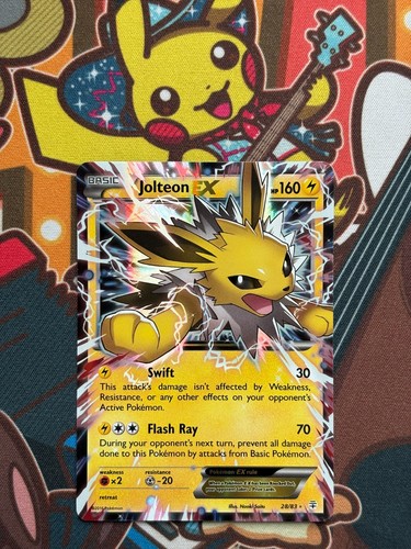 Carte pokemon jolteon - pokemon, ex