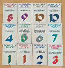 STORIA DELLA MUSICA AA. VV. EDT 1983 BIBLIOTECA DI CULTURA MUSICALE COMPLETA