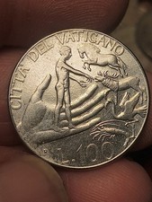 VATICANO Città Moneta 100 LIRE  1988 Creazione Dell'Uomo PAPA GIOVANNI PAOLO II