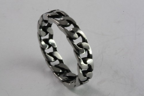 Massiccio anello catena - anello,