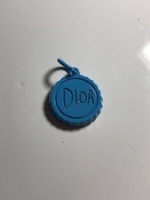 Dior Zipper Pull Button Charm