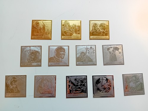 Francobolli oro argento papa - francobolli,