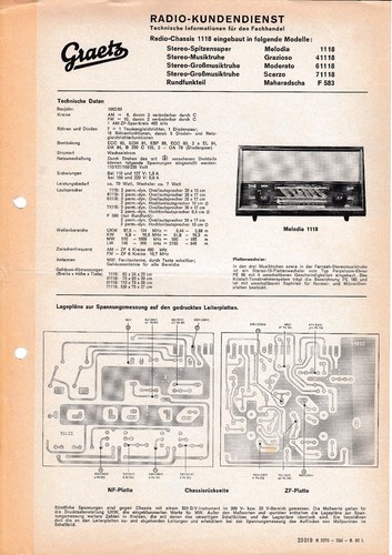 Manuale servizio graetz - manuale, di