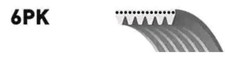 GATES 6PK2063 Cinghia servizi