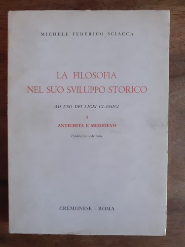 Sciacca filosofia nel - nel, suo