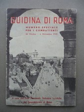 Guidina Di Roma Numero Speciale Combattenti ENIT Ventennale Vittoria 1939 Carta