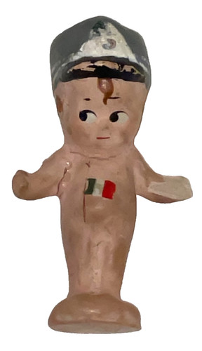 Antica statuina patriottica - statuina,