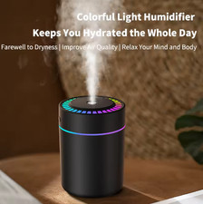 Diffusore Aromi 180ml Umidificatore LED Colorati Oli Essenziali Casa Auto