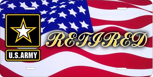 Targa militare ritirata