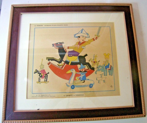 Stampa cornice cavallo a - stampa, su