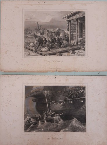 Les emigrants stampe - emigrants, 800