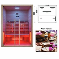 Sauna infrarossi Ruby 2 Cromoterapia